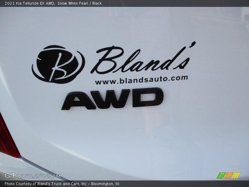 Snow White Pearl / Black 2021 Kia Telluride EX AWD