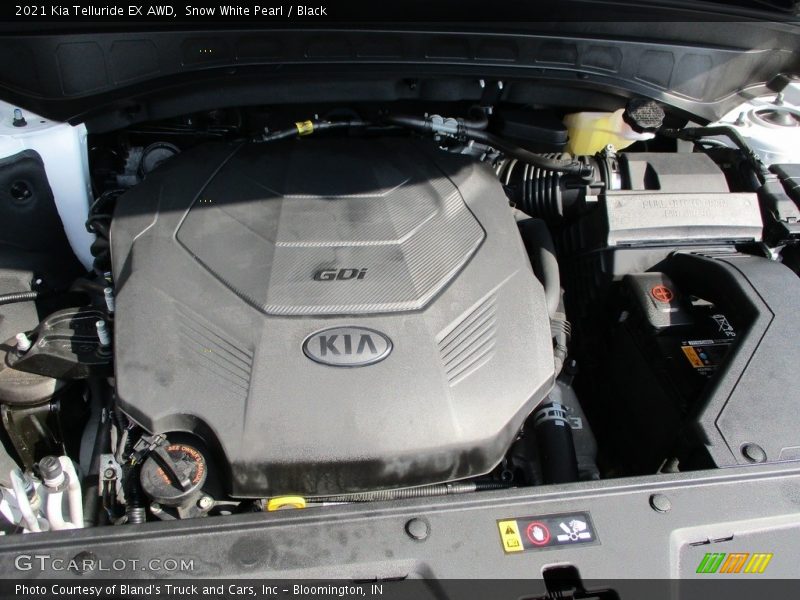 Snow White Pearl / Black 2021 Kia Telluride EX AWD