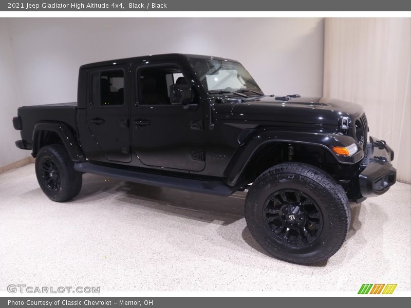 Black / Black 2021 Jeep Gladiator High Altitude 4x4