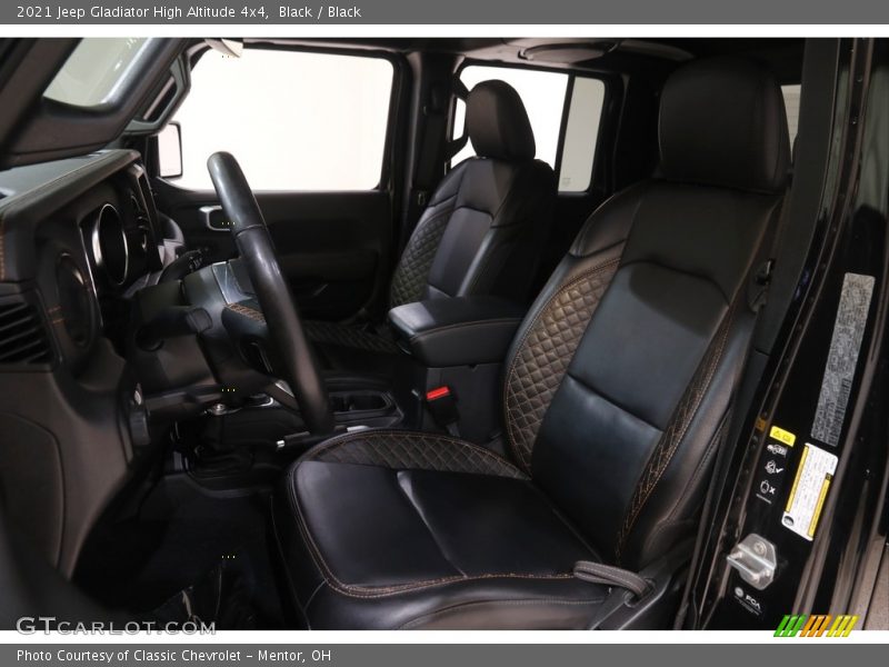 Black / Black 2021 Jeep Gladiator High Altitude 4x4