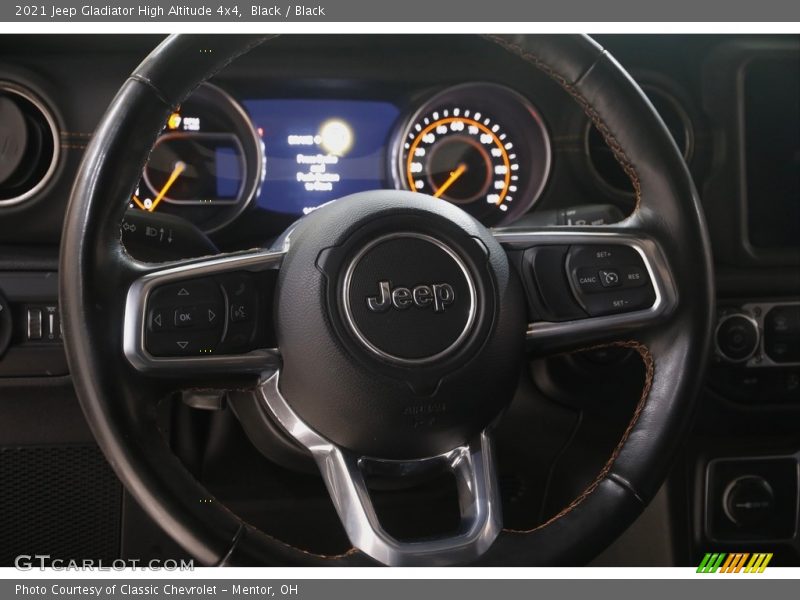 Black / Black 2021 Jeep Gladiator High Altitude 4x4