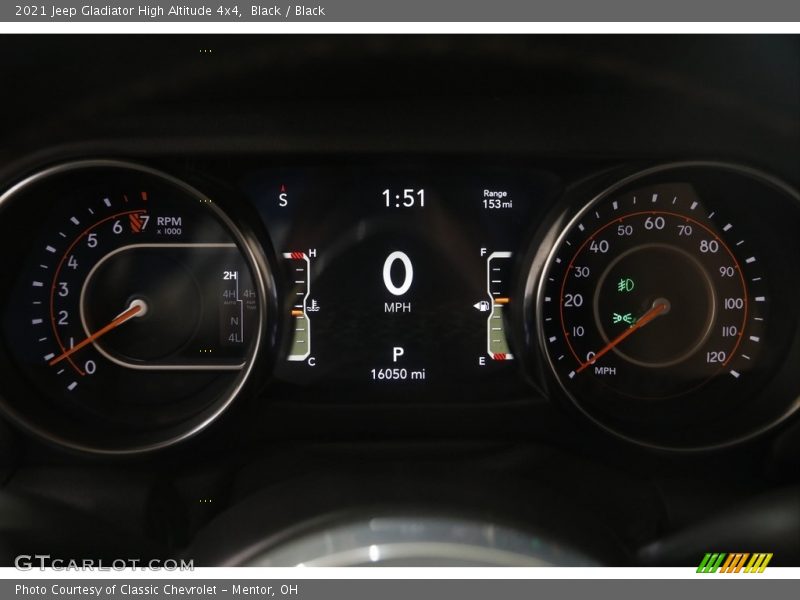 Black / Black 2021 Jeep Gladiator High Altitude 4x4