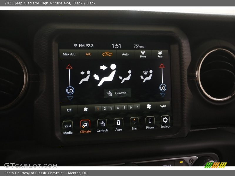 Black / Black 2021 Jeep Gladiator High Altitude 4x4