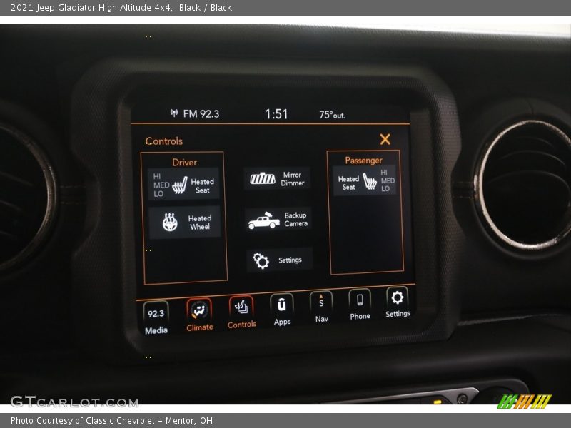 Black / Black 2021 Jeep Gladiator High Altitude 4x4