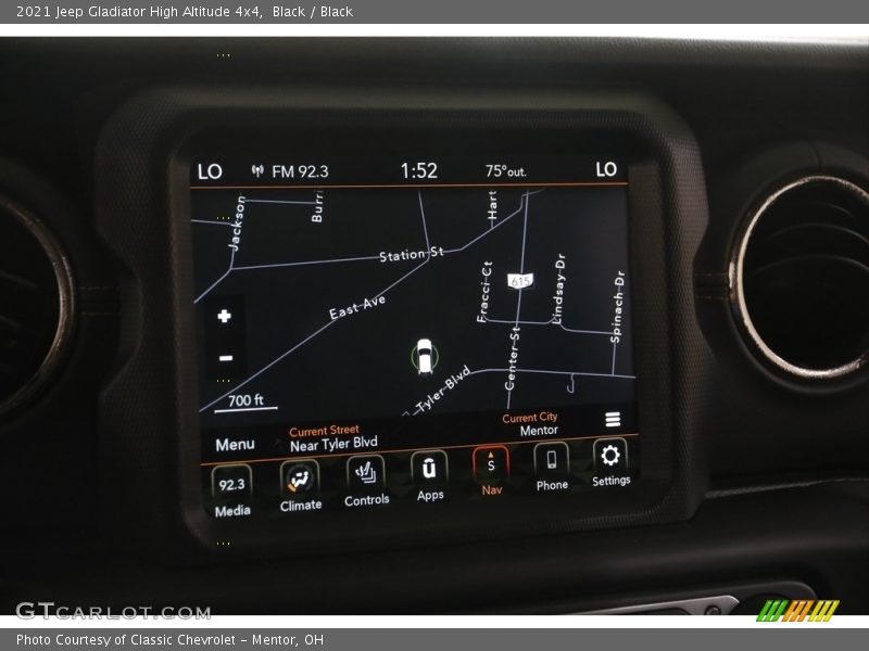 Black / Black 2021 Jeep Gladiator High Altitude 4x4