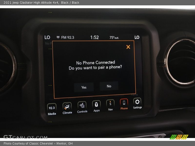 Black / Black 2021 Jeep Gladiator High Altitude 4x4