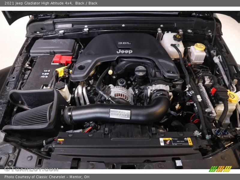 Black / Black 2021 Jeep Gladiator High Altitude 4x4