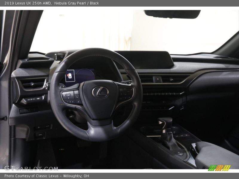 Nebula Gray Pearl / Black 2019 Lexus UX 250h AWD