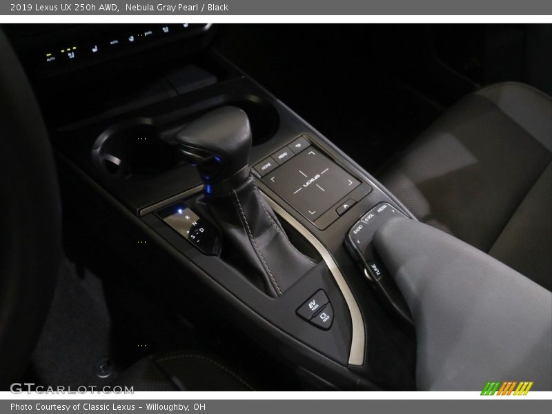 Nebula Gray Pearl / Black 2019 Lexus UX 250h AWD