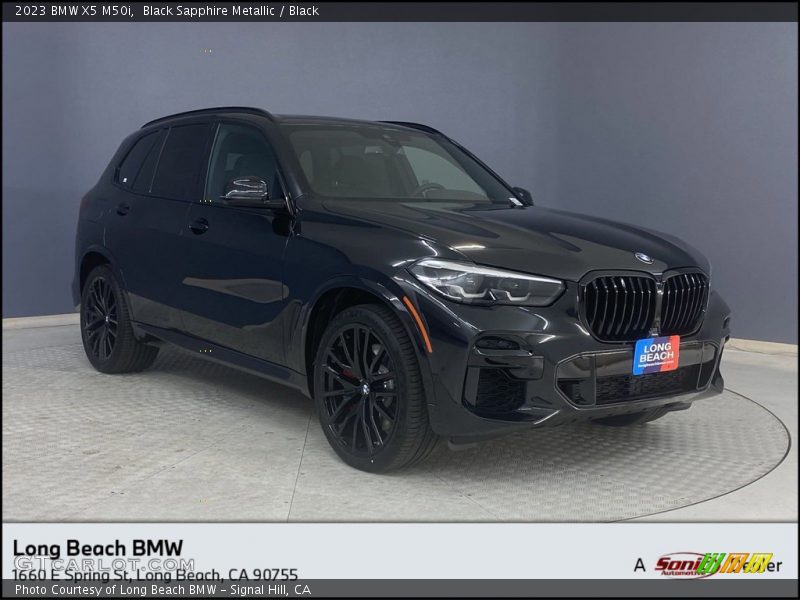 Black Sapphire Metallic / Black 2023 BMW X5 M50i
