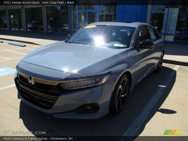 Sonic Gray Pearl / Black 2021 Honda Accord Sport