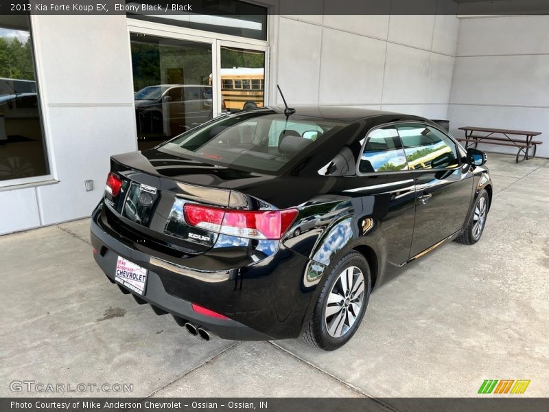 Ebony Black / Black 2013 Kia Forte Koup EX