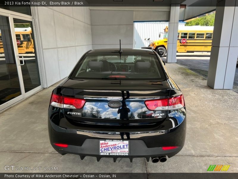 Ebony Black / Black 2013 Kia Forte Koup EX