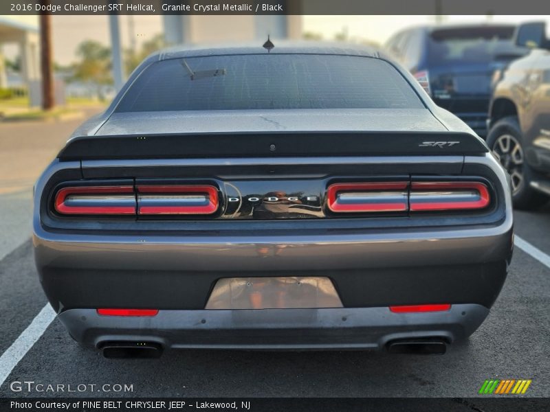 Granite Crystal Metallic / Black 2016 Dodge Challenger SRT Hellcat