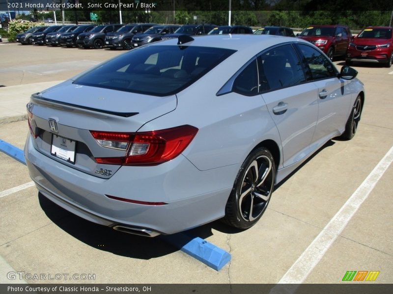 Sonic Gray Pearl / Black 2021 Honda Accord Sport