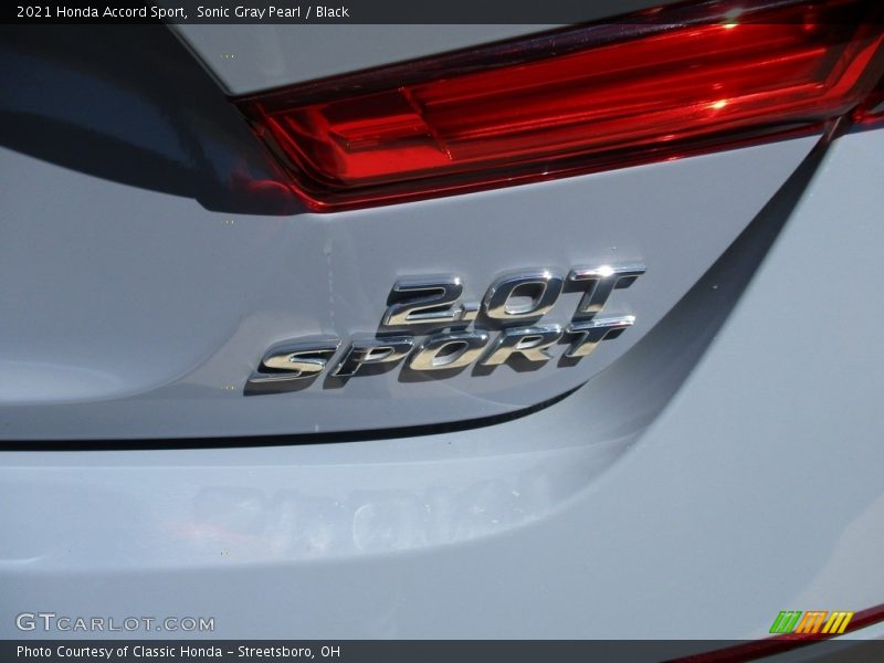 Sonic Gray Pearl / Black 2021 Honda Accord Sport
