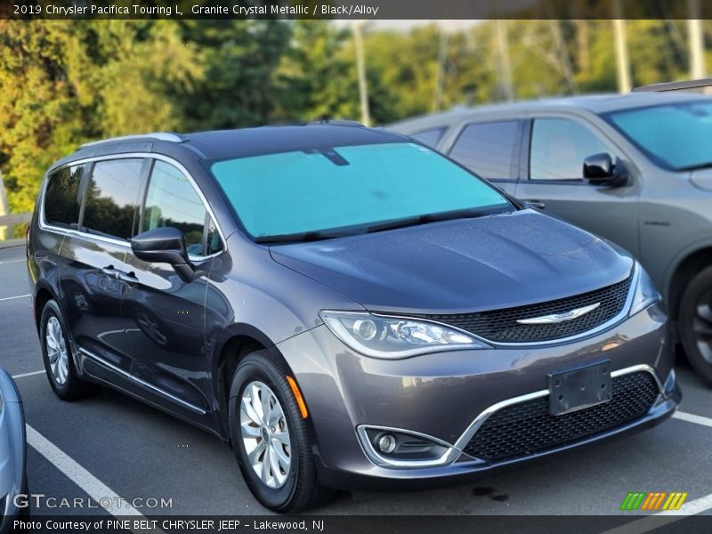 Granite Crystal Metallic / Black/Alloy 2019 Chrysler Pacifica Touring L