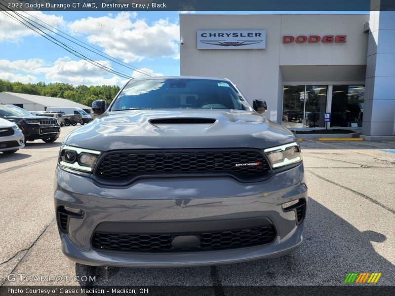Destroyer Gray / Black 2022 Dodge Durango GT AWD