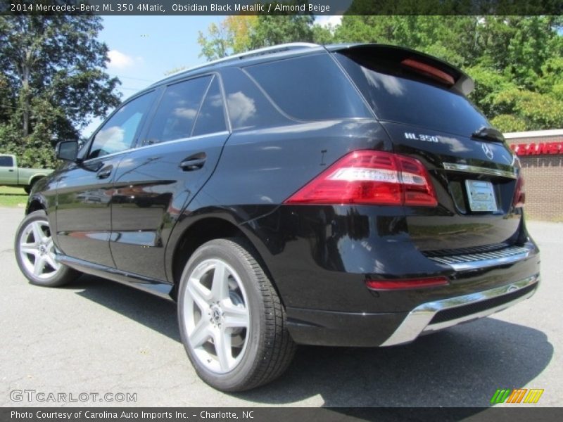 Obsidian Black Metallic / Almond Beige 2014 Mercedes-Benz ML 350 4Matic