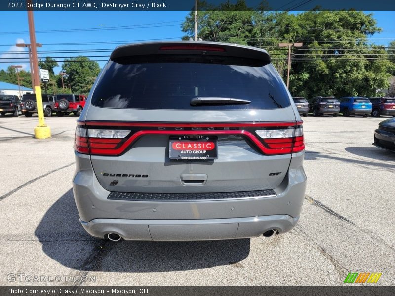 Destroyer Gray / Black 2022 Dodge Durango GT AWD