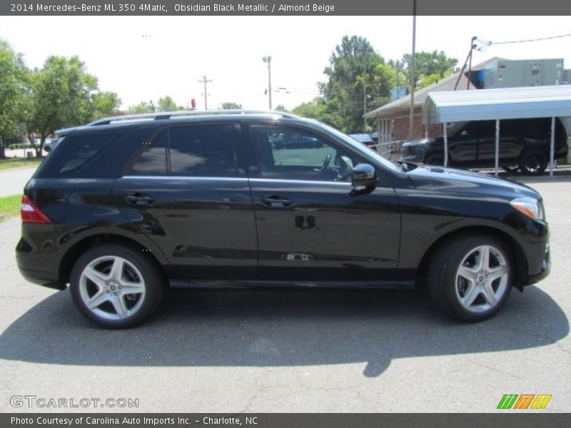 Obsidian Black Metallic / Almond Beige 2014 Mercedes-Benz ML 350 4Matic