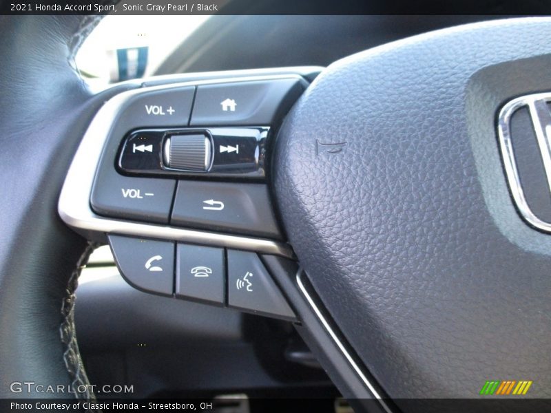 Sonic Gray Pearl / Black 2021 Honda Accord Sport