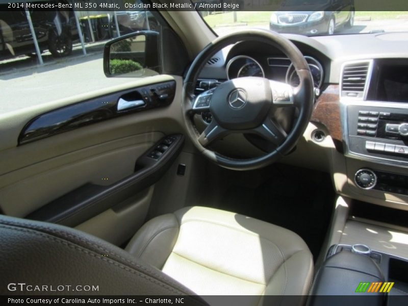 Obsidian Black Metallic / Almond Beige 2014 Mercedes-Benz ML 350 4Matic