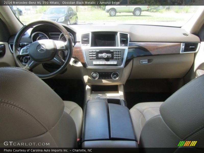 Obsidian Black Metallic / Almond Beige 2014 Mercedes-Benz ML 350 4Matic