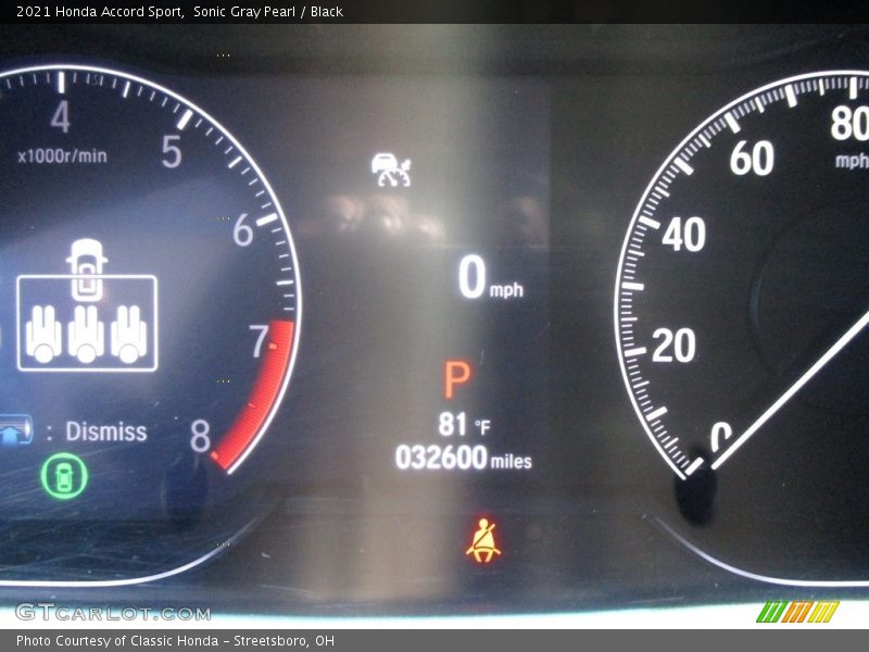 Sonic Gray Pearl / Black 2021 Honda Accord Sport