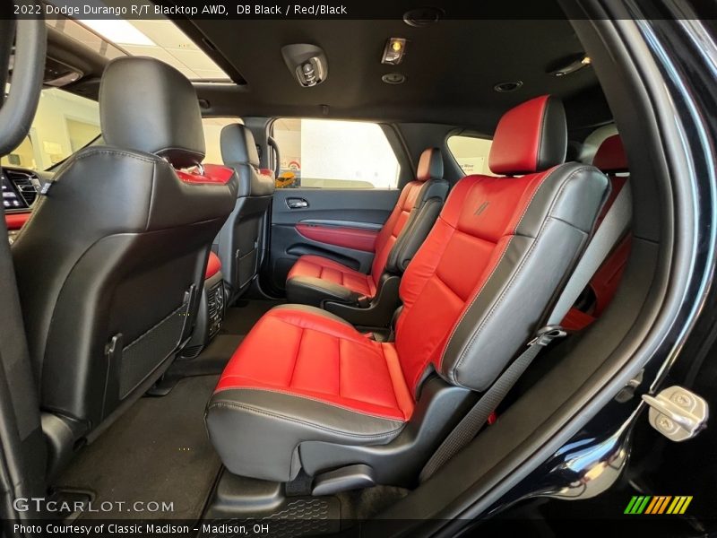 Rear Seat of 2022 Durango R/T Blacktop AWD