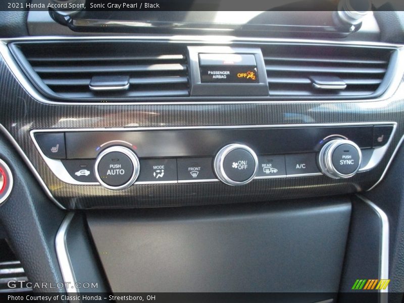 Sonic Gray Pearl / Black 2021 Honda Accord Sport