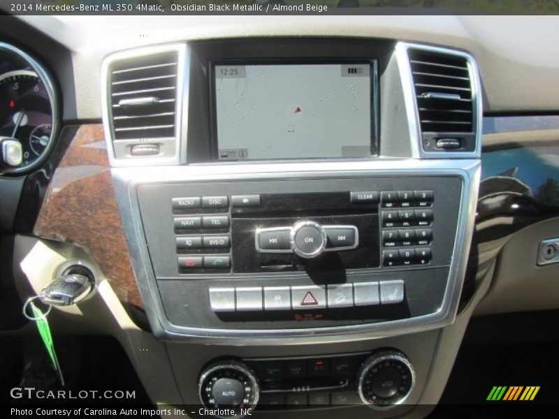 Obsidian Black Metallic / Almond Beige 2014 Mercedes-Benz ML 350 4Matic