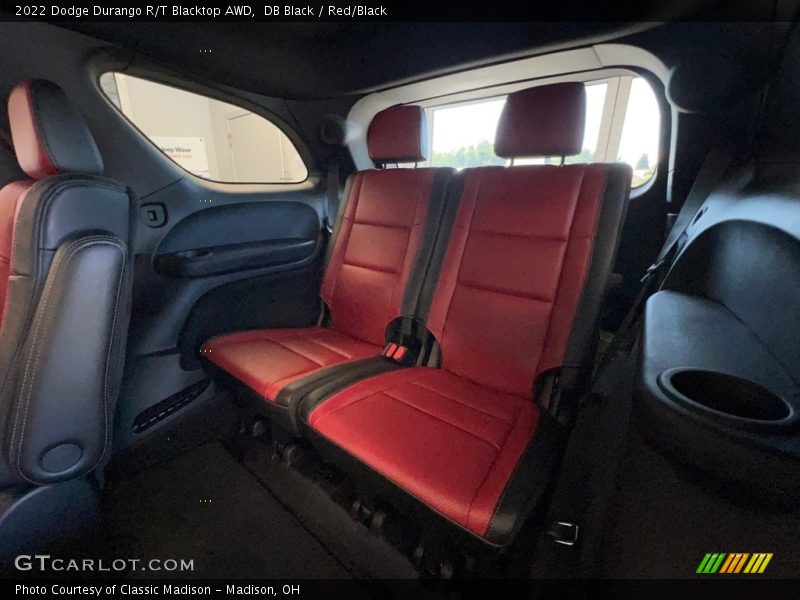 Rear Seat of 2022 Durango R/T Blacktop AWD