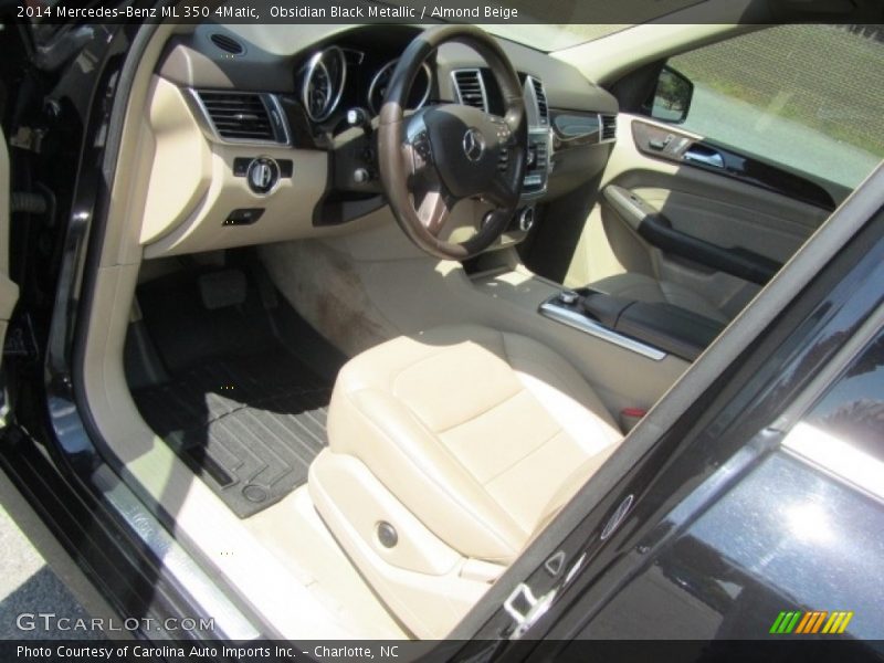Obsidian Black Metallic / Almond Beige 2014 Mercedes-Benz ML 350 4Matic
