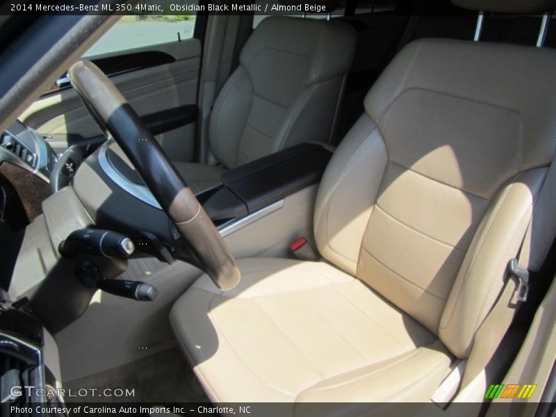 Obsidian Black Metallic / Almond Beige 2014 Mercedes-Benz ML 350 4Matic