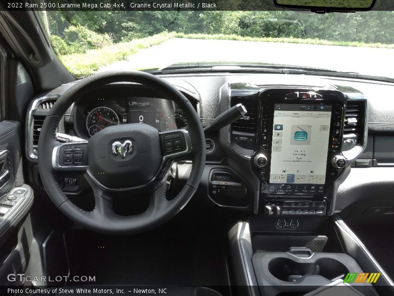 Dashboard of 2022 2500 Laramie Mega Cab 4x4