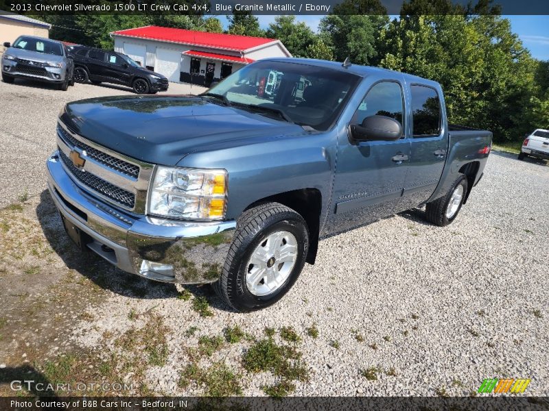 Blue Granite Metallic / Ebony 2013 Chevrolet Silverado 1500 LT Crew Cab 4x4