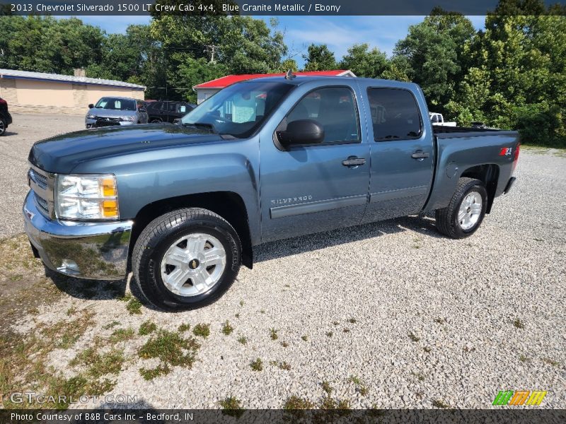 Blue Granite Metallic / Ebony 2013 Chevrolet Silverado 1500 LT Crew Cab 4x4