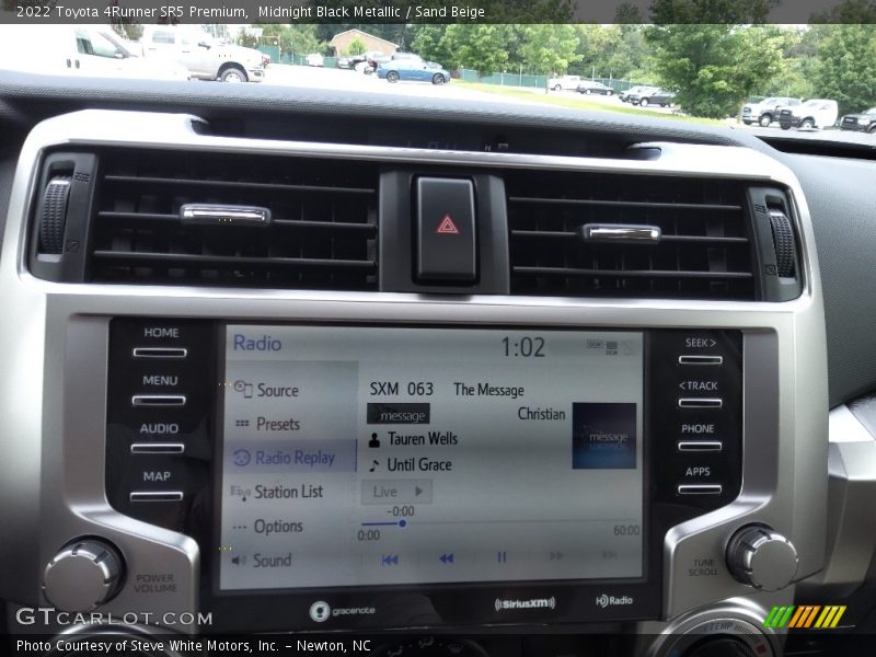 Controls of 2022 4Runner SR5 Premium
