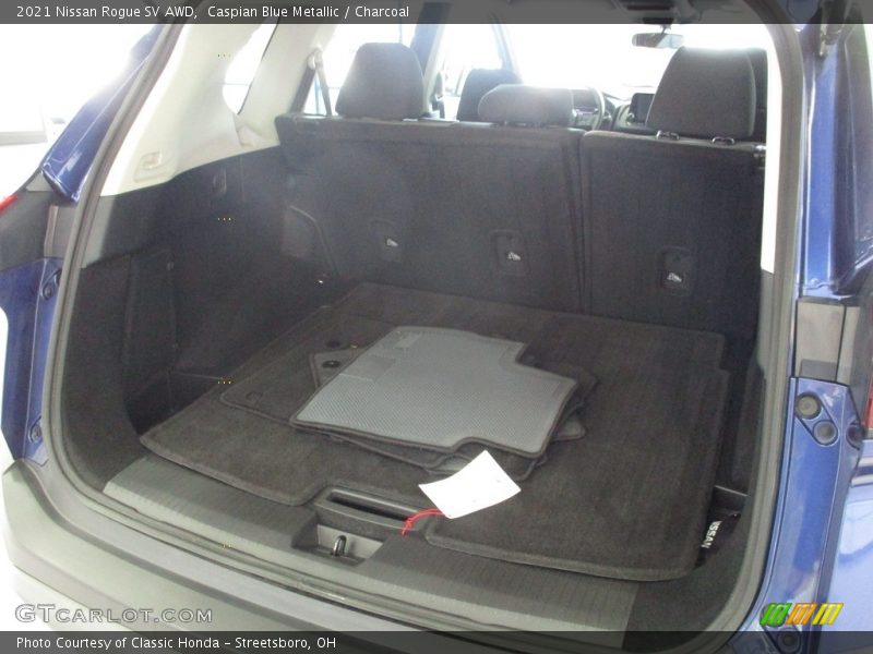 Caspian Blue Metallic / Charcoal 2021 Nissan Rogue SV AWD