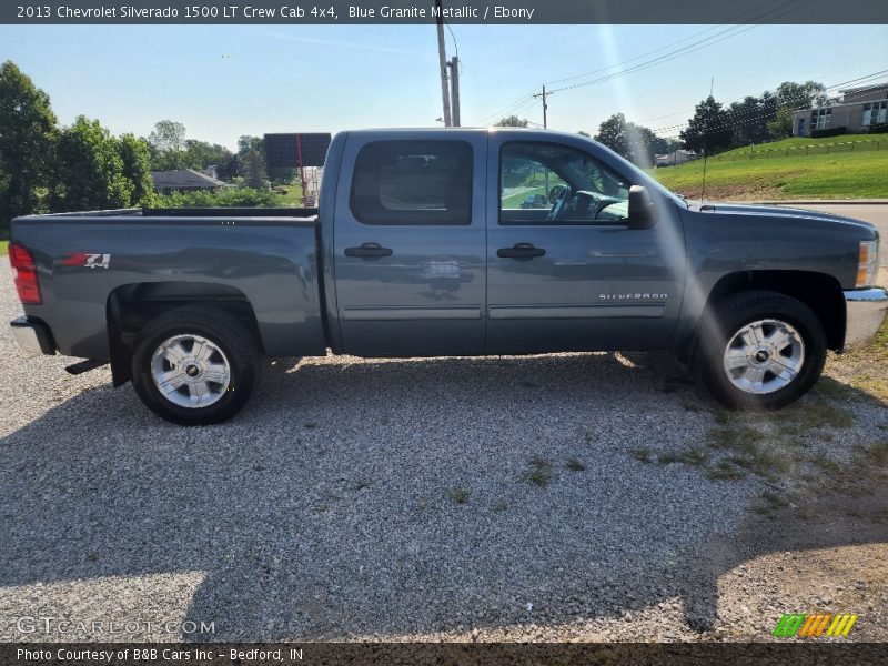 Blue Granite Metallic / Ebony 2013 Chevrolet Silverado 1500 LT Crew Cab 4x4