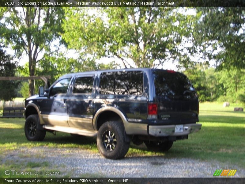 Medium Wedgewood Blue Metallic / Medium Parchment 2003 Ford Excursion Eddie Bauer 4x4