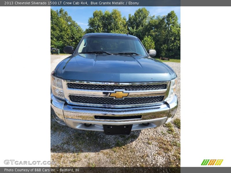 Blue Granite Metallic / Ebony 2013 Chevrolet Silverado 1500 LT Crew Cab 4x4