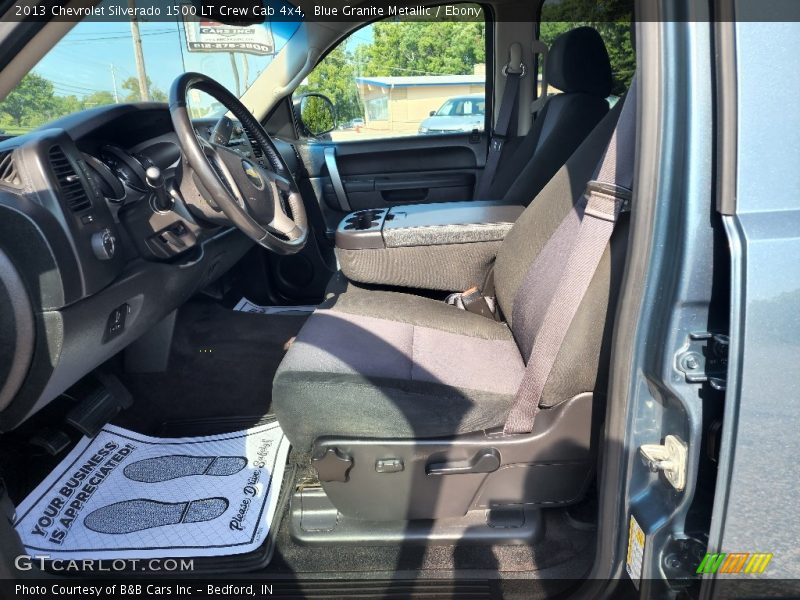 Blue Granite Metallic / Ebony 2013 Chevrolet Silverado 1500 LT Crew Cab 4x4