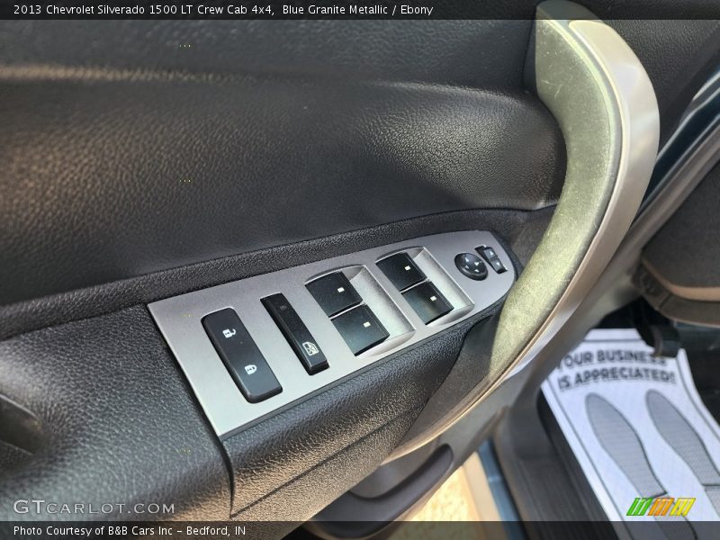 Blue Granite Metallic / Ebony 2013 Chevrolet Silverado 1500 LT Crew Cab 4x4