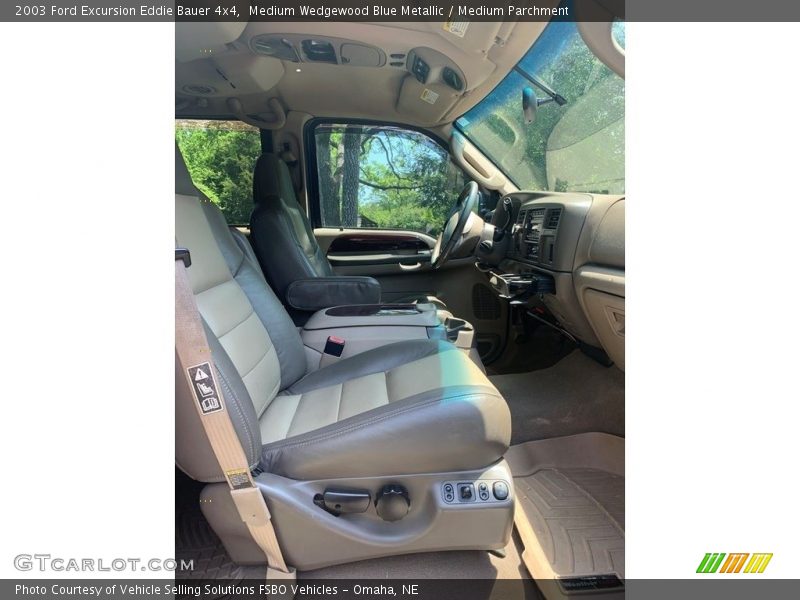 Medium Wedgewood Blue Metallic / Medium Parchment 2003 Ford Excursion Eddie Bauer 4x4