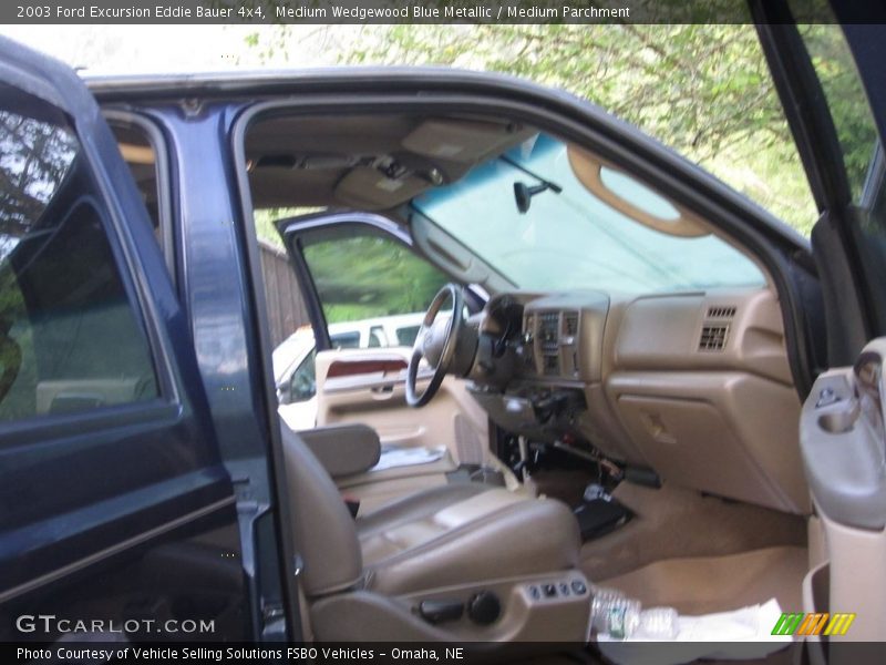 Medium Wedgewood Blue Metallic / Medium Parchment 2003 Ford Excursion Eddie Bauer 4x4