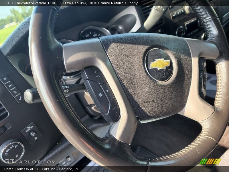 Blue Granite Metallic / Ebony 2013 Chevrolet Silverado 1500 LT Crew Cab 4x4