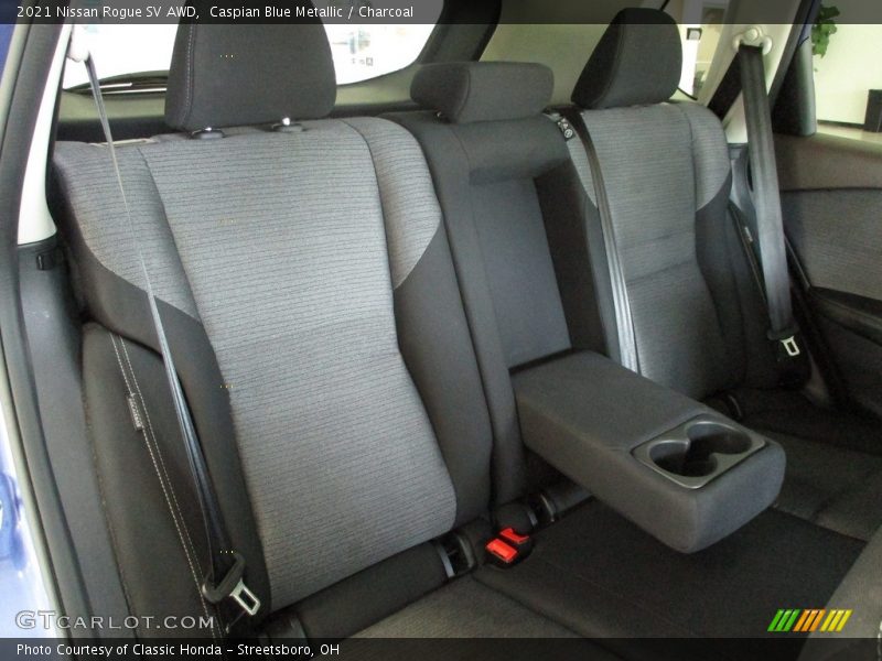 Caspian Blue Metallic / Charcoal 2021 Nissan Rogue SV AWD