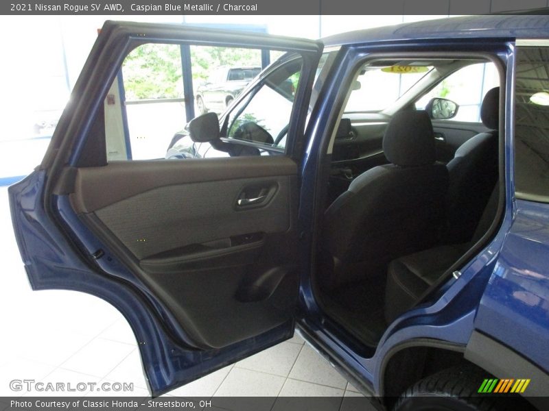 Caspian Blue Metallic / Charcoal 2021 Nissan Rogue SV AWD